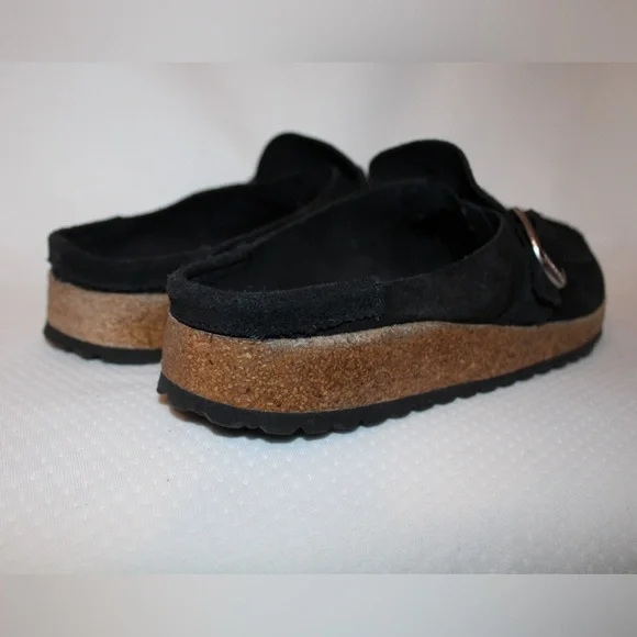 Birkenstock Black Buckley Clog Slip-on Moccasin Women's Size EU 41 / US 10 - Picture 8 of 11